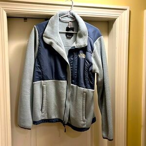 The North Face Blue Fleece Zipper Jacket Medium